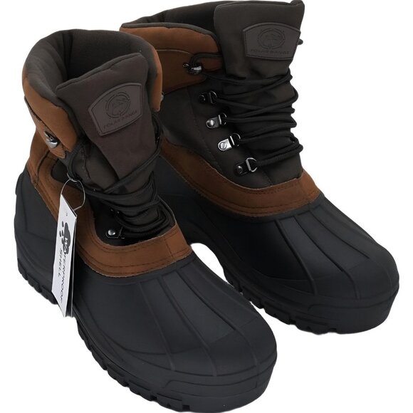 Polar Range Men\'s Peak Cold Weather Boots Brown US 10 main image 2
